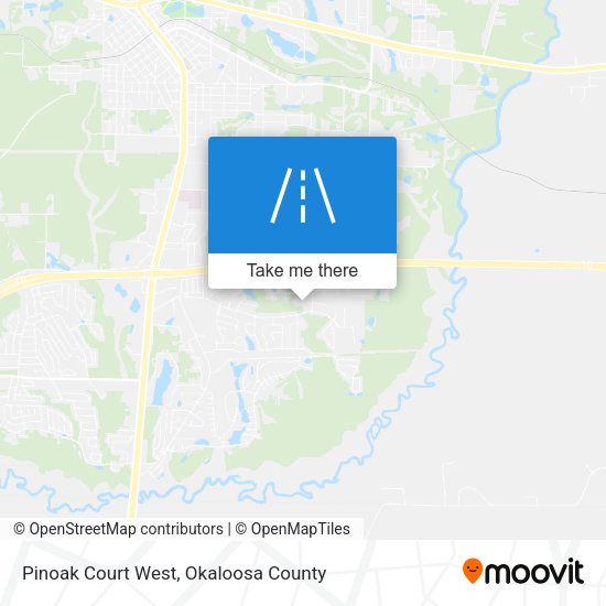 Pinoak Court West map