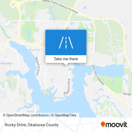 Mapa de Rocky Drive