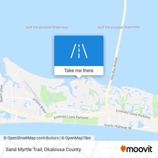 Sand Myrtle Trail map