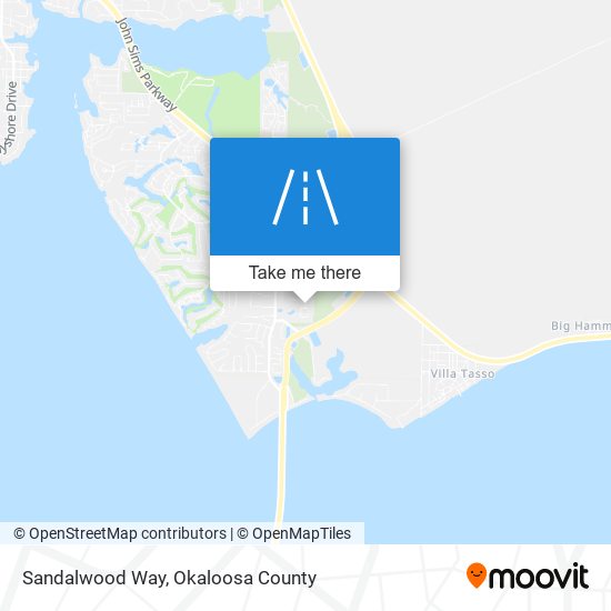 Sandalwood Way map