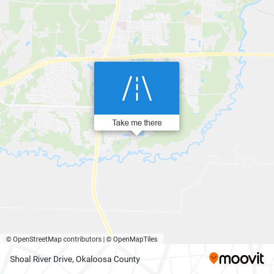 Shoal River Drive map