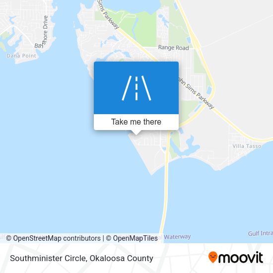 Southminister Circle map