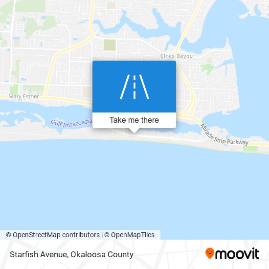 Starfish Avenue map