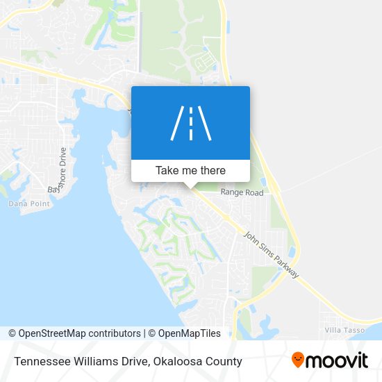 Tennessee Williams Drive map