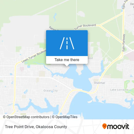 Tree Point Drive map