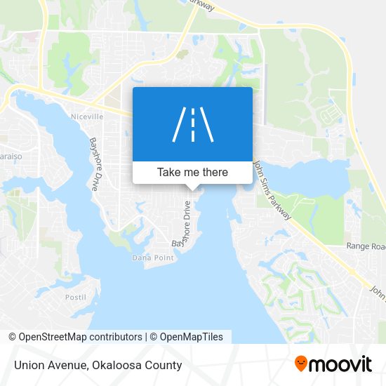 Mapa de Union Avenue
