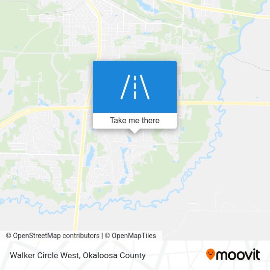 Walker Circle West map