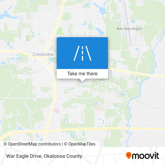 Mapa de War Eagle Drive