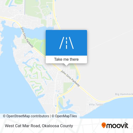 West Cat Mar Road map