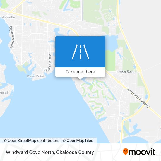 Mapa de Windward Cove North