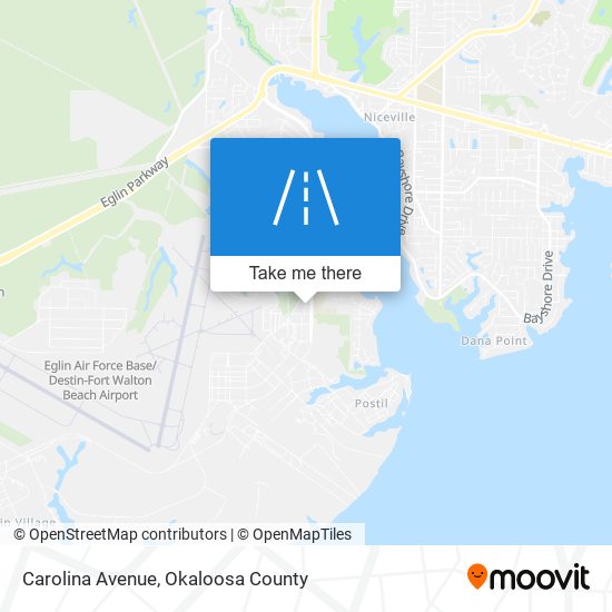 Carolina Avenue map