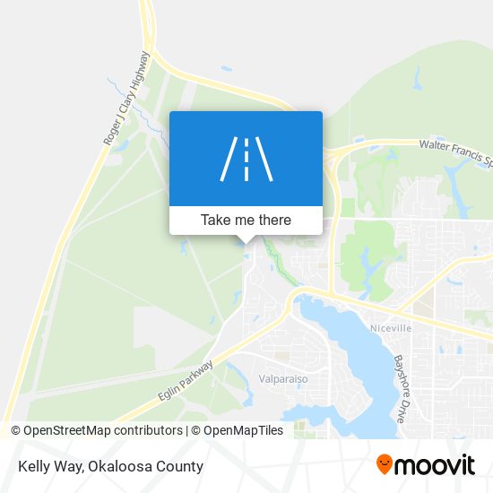 Kelly Way map