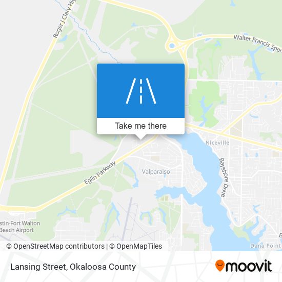 Lansing Street map