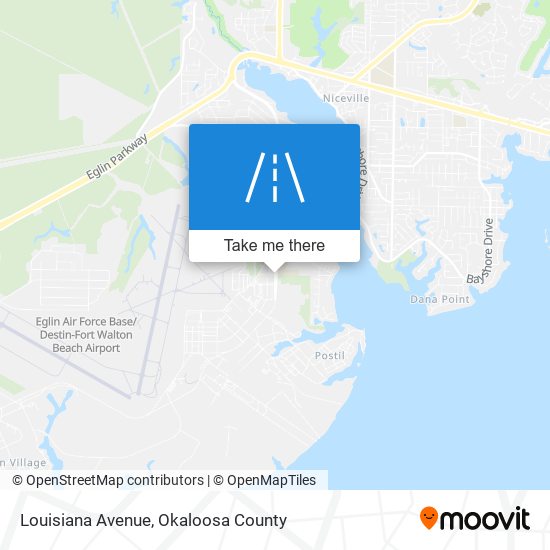 Louisiana Avenue map