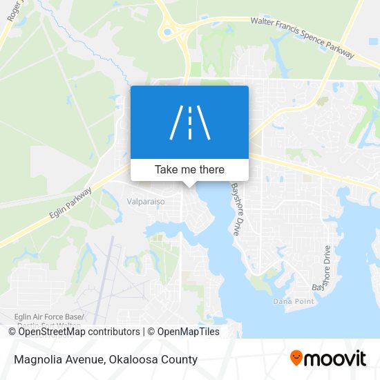 Magnolia Avenue map