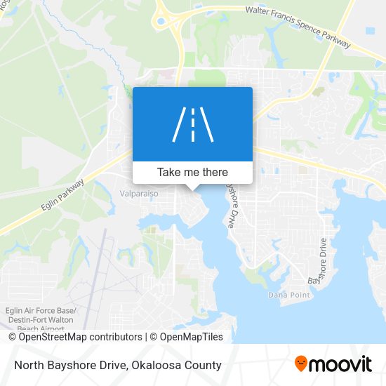 Mapa de North Bayshore Drive