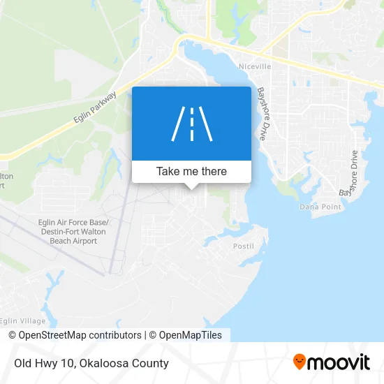 Mapa de Old Hwy 10