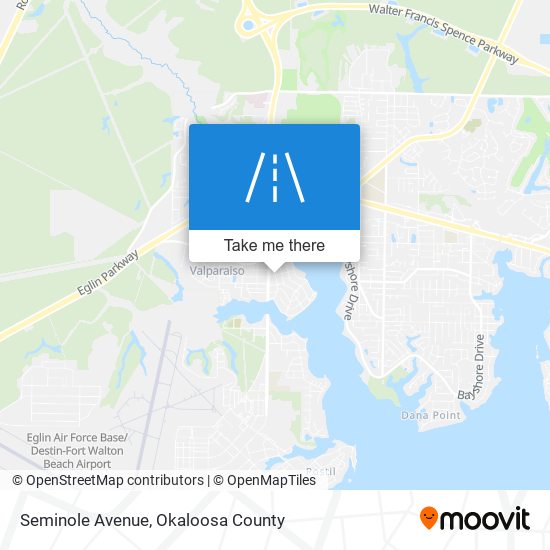 Seminole Avenue map