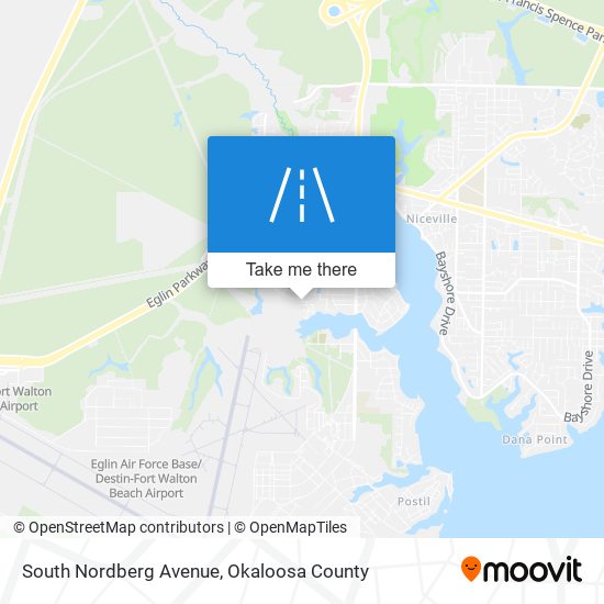 South Nordberg Avenue map