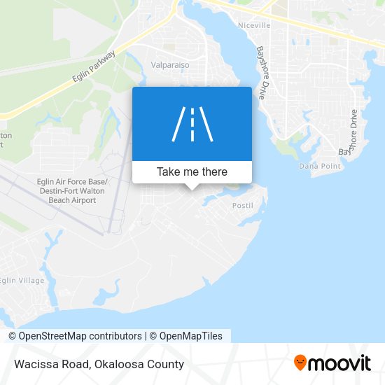 Wacissa Road map