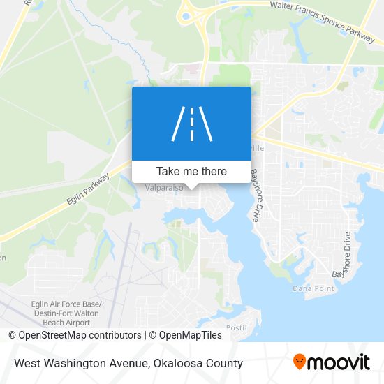 Mapa de West Washington Avenue