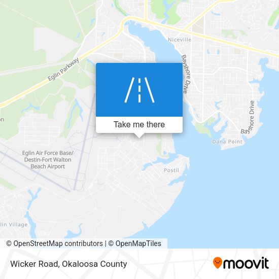 Mapa de Wicker Road