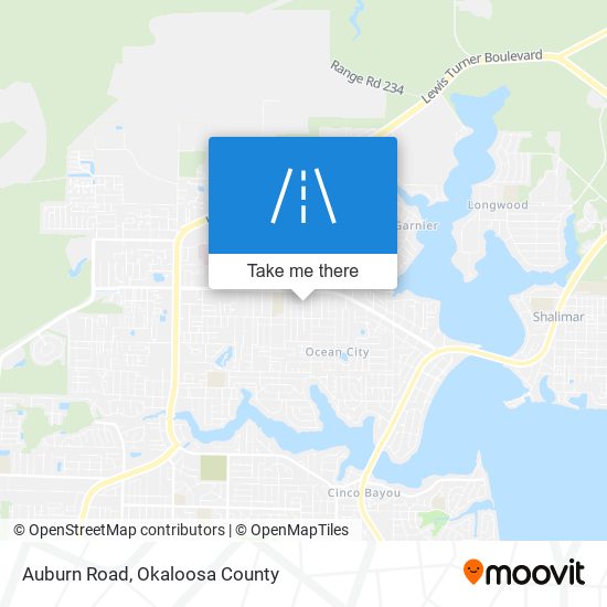 Mapa de Auburn Road