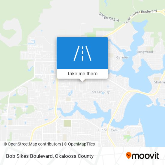 Mapa de Bob Sikes Boulevard