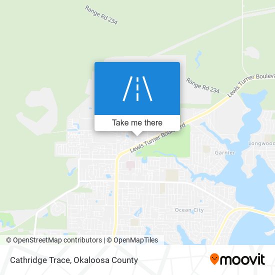 Cathridge Trace map