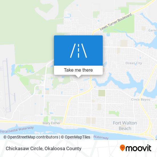 Mapa de Chickasaw Circle