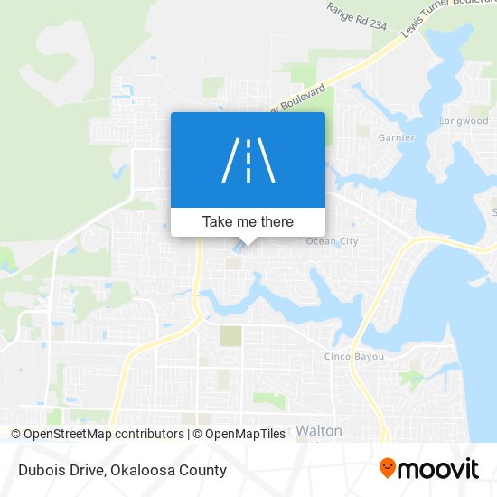 Dubois Drive map