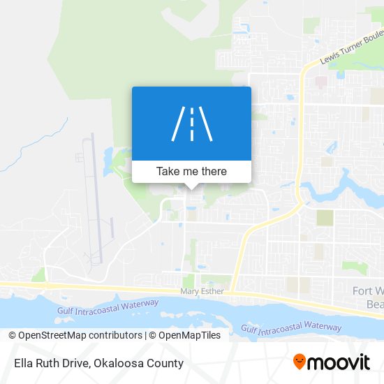 Ella Ruth Drive map