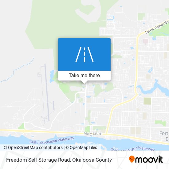 Mapa de Freedom Self Storage Road