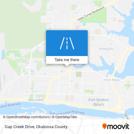 Gap Creek Drive map