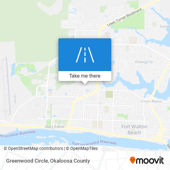 Greenwood Circle map
