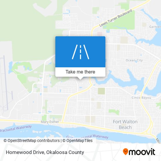 Mapa de Homewood Drive