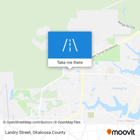 Landry Street map