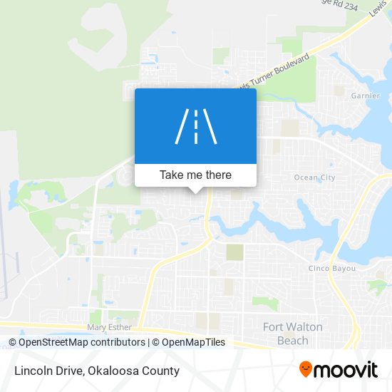 Lincoln Drive map