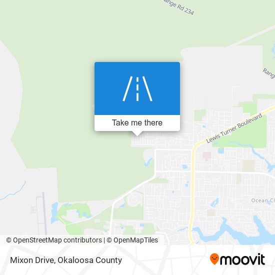 Mixon Drive map