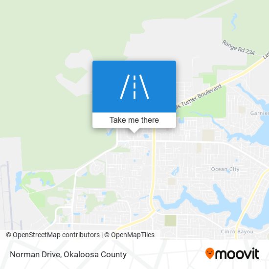 Norman Drive map