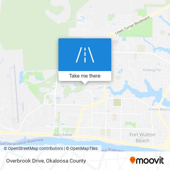 Overbrook Drive map