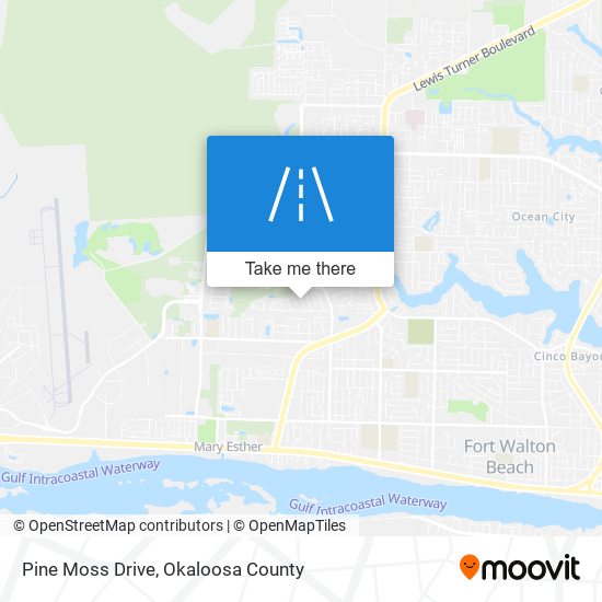 Pine Moss Drive map