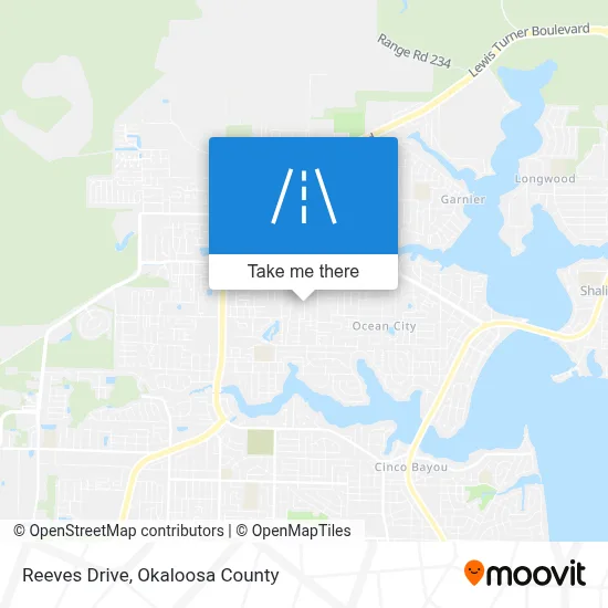 Reeves Drive map