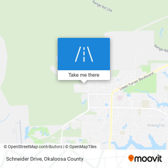 Schneider Drive map