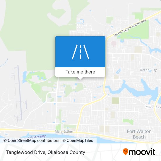 Mapa de Tanglewood Drive