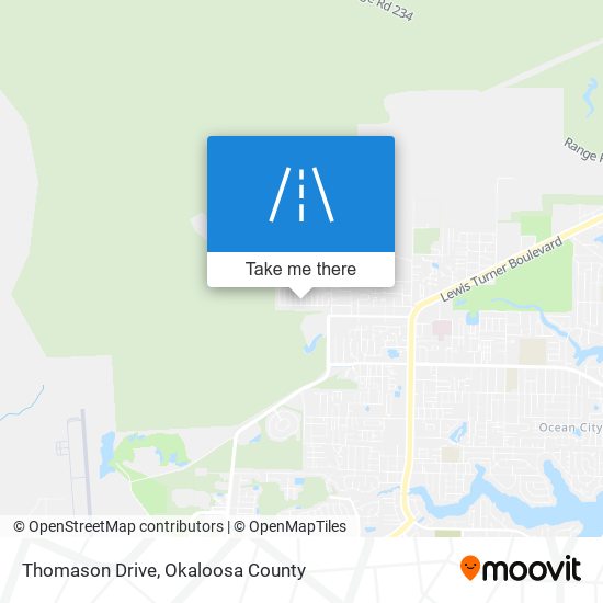 Thomason Drive map