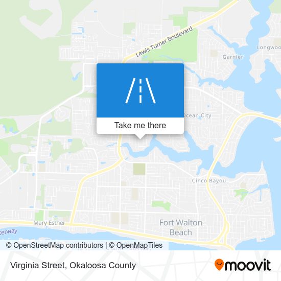 Virginia Street map