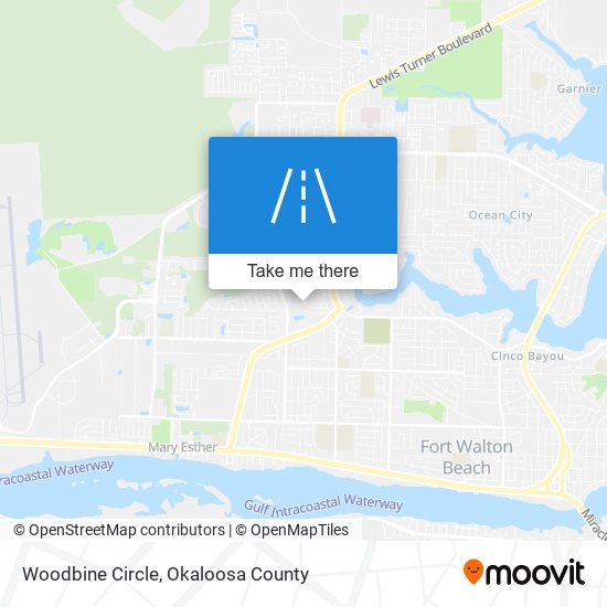 Mapa de Woodbine Circle