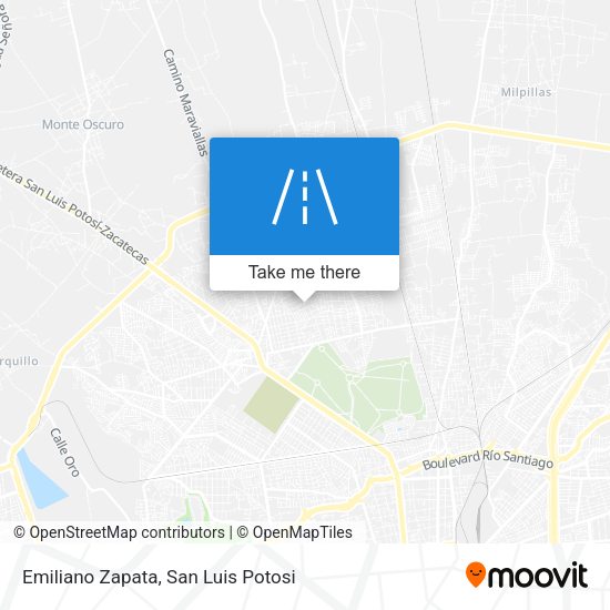 Emiliano Zapata map