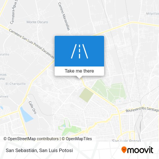 San Sebastián map